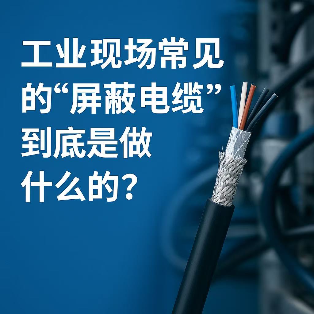 工业现场常见的“屏蔽电缆”到底是做什么的？