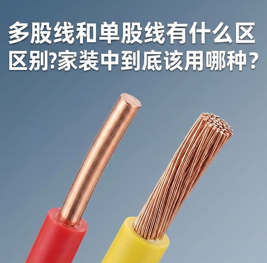 家装电线选单股(BV)还是多股(BVR)？